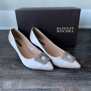 Badgley Mischka Wedding Shoes size 8M